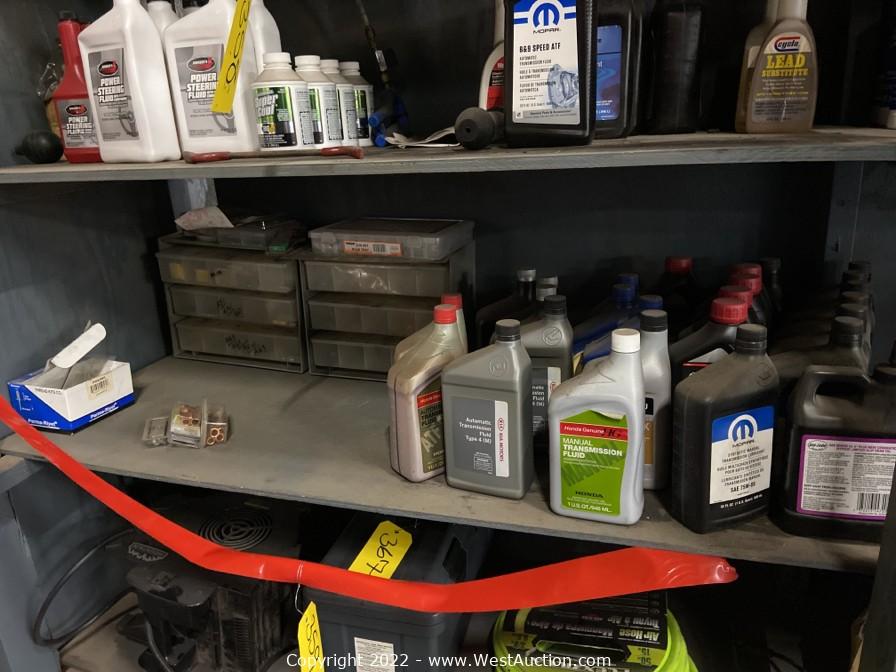 West Auctions Auction Complete Liquidation of Automotive Repair Shop in Vacaville, California
