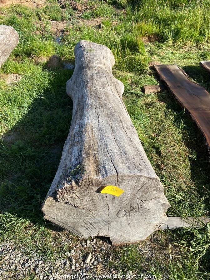 West Auctions Auction Online Auction of Live Edge Wood Slabs and