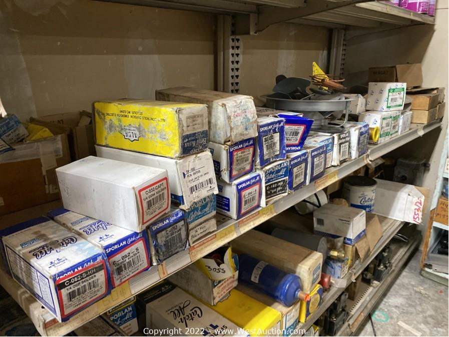 West Auctions Auction Complete Liquidation of Refrigeration Repair