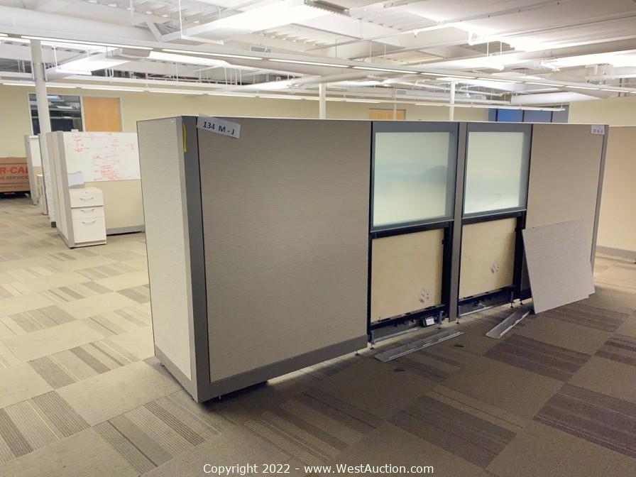 Liquidation Auction of Office Cubicles, Ergotrons, and Lounges in San Ramon, CA