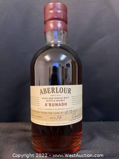 (1) Aberlour A'bunadh Single Malt Scotch (750ml)