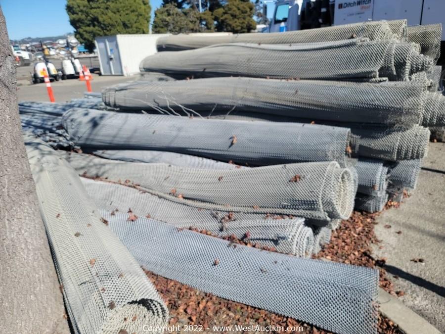 Online Auction with (51) Rolls of Fencing in Richmond, CA