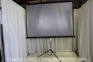Projector Silver Screen Rollout 7'