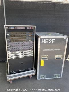 Gear Rack With Equalizers, Compressors/Limiters, Expanders/Gates, and Conditioner/Light Module
