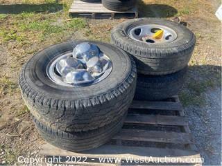 (4) Wheels And Tires