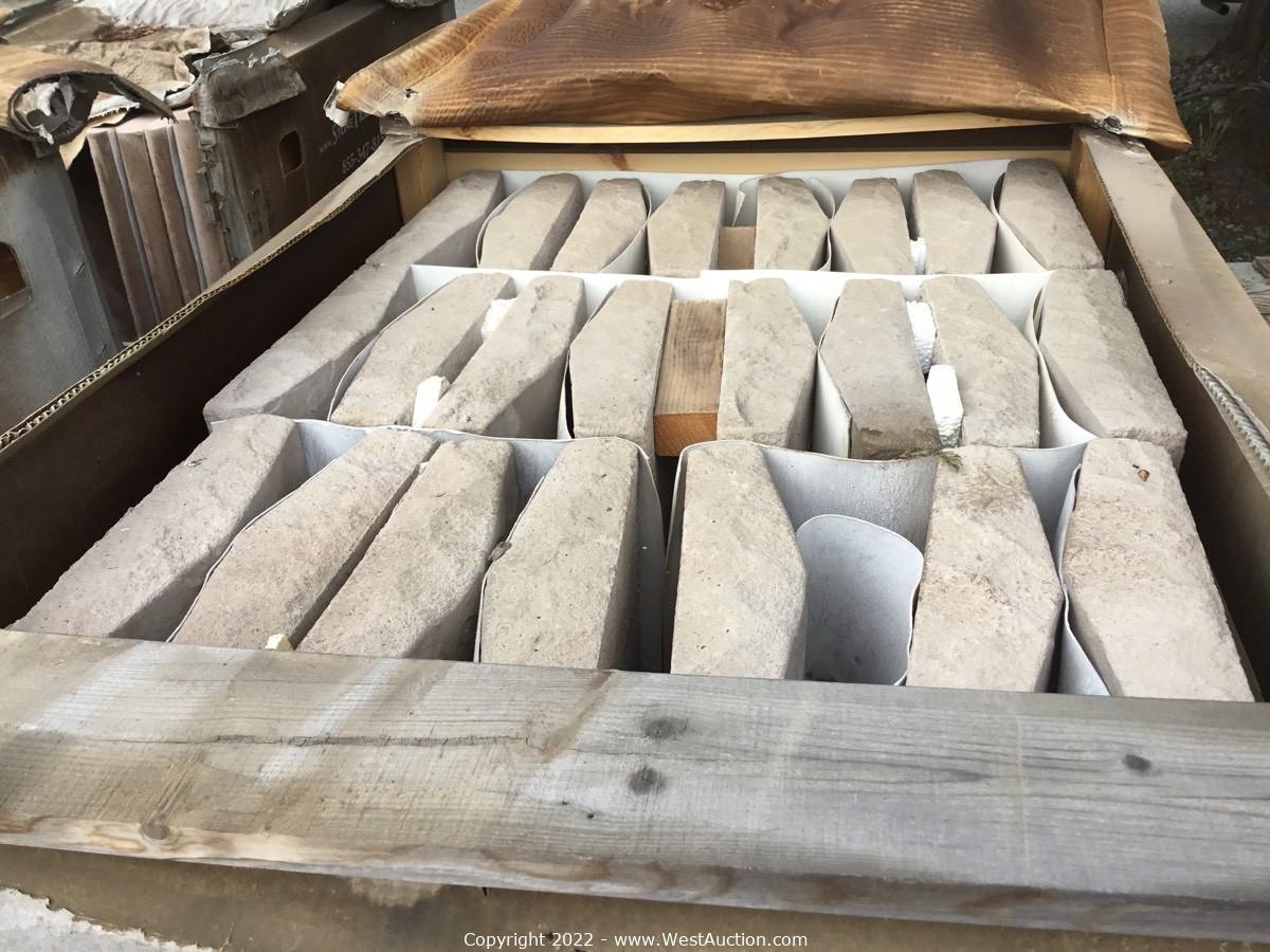 Surplus Decorative Cast Stone Wall Caps, Sills, and Tile near Yuba City, CA