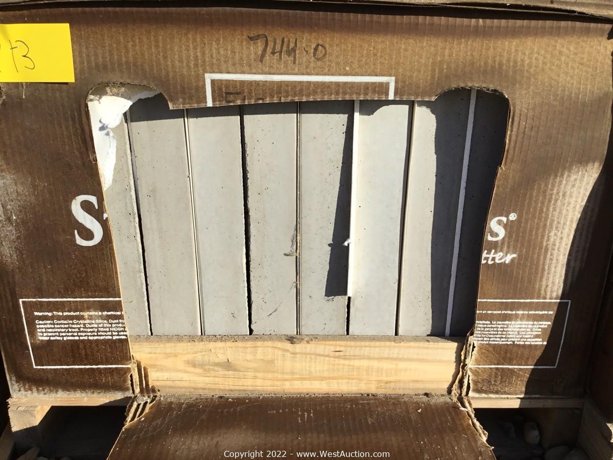Surplus Decorative Cast Stone Wall Caps, Sills, and Tile near Yuba City, CA