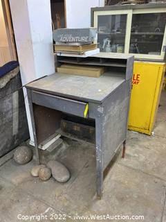 Standing Warehouse Desk (No Contents)