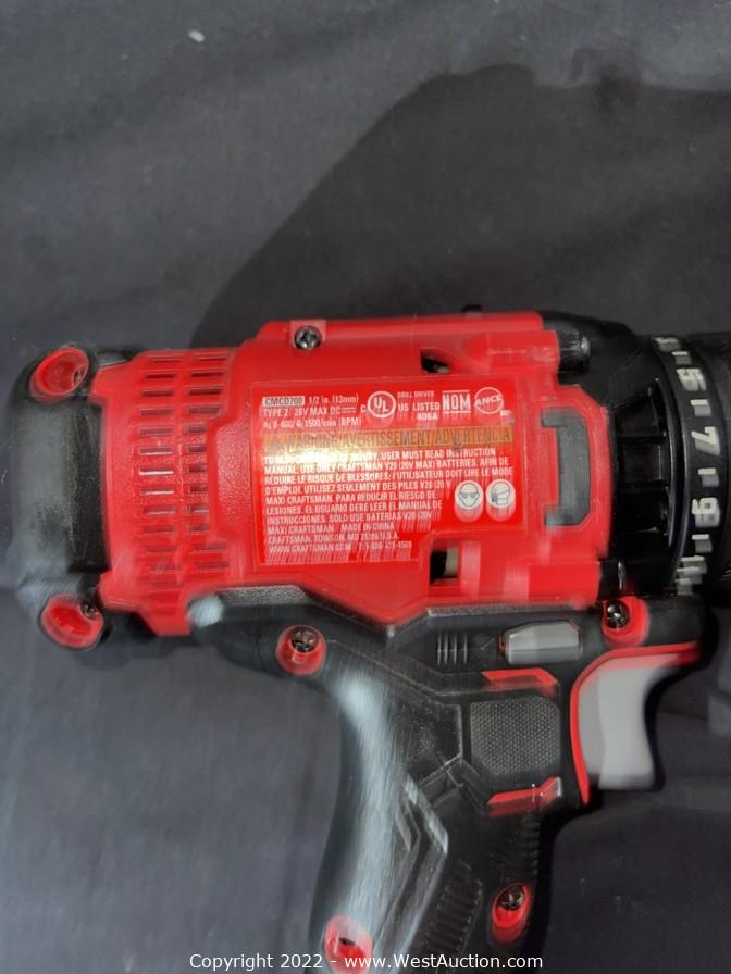 West Auctions Auction Online Auction of Tools, Home Hardware, and