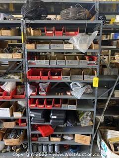 Contents Of Rack: Copper Fittings, Leak Detectors, Fans And More