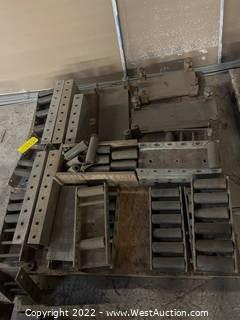Contents Of Pallet: Conveyor Rolling Brackets And Steel Roller Plates 