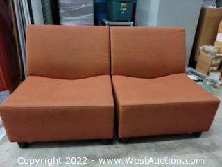Orange Modular Sofa