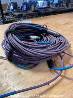 Lot Of (5) 30’ Mic Cables