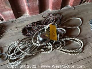 (2) Ropes With (1) Hoist