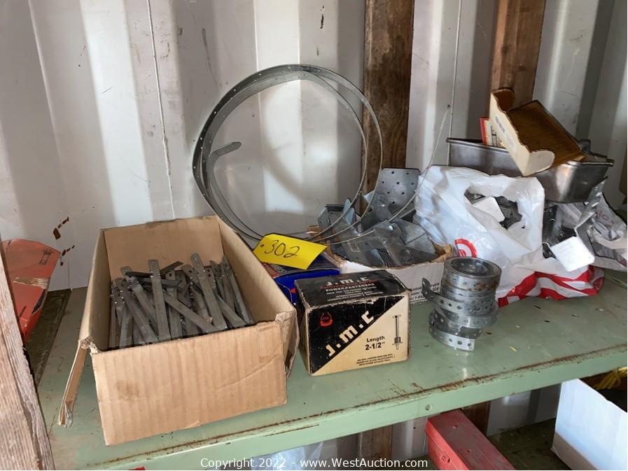 Surplus Auction of Construction Supplies and Tools in Sacramento, CA