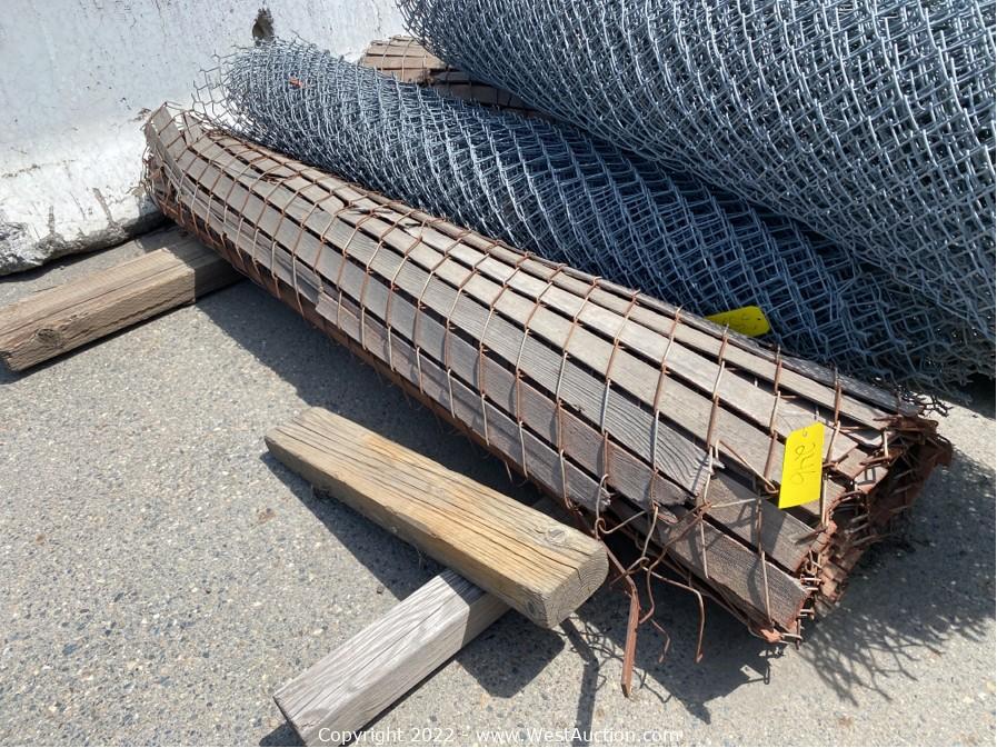 West Auctions Auction Surplus Auction of Construction Supplies and