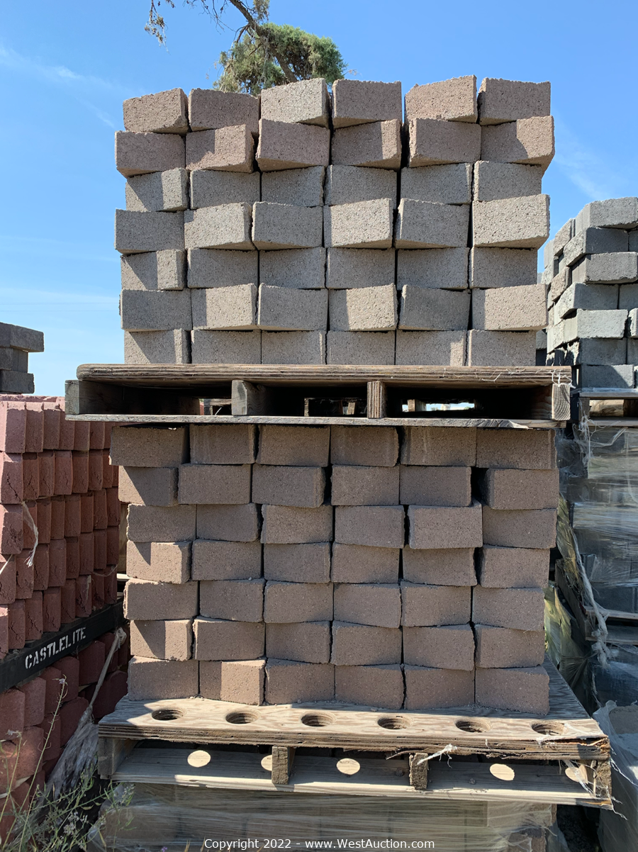 Excess Inventory Auction of Garden Wall Blocks in Dixon, CA