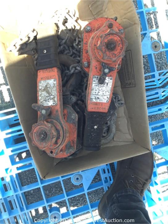 Auction of Forklifts, Attachments, Hydraulic Conveyors, and More