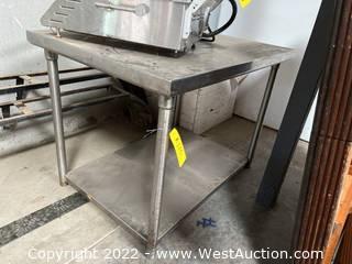 Stainless Steel Prep Table (Table Only)