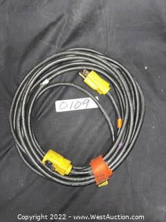 25 feet extension cord 300 V 14 AWG