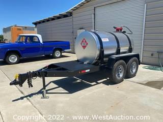 550 Gallon Fuel Trailer With Fill-Rite 12V High-Flow DC Pump