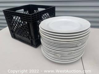 Approximately (18) White 12” Plates 