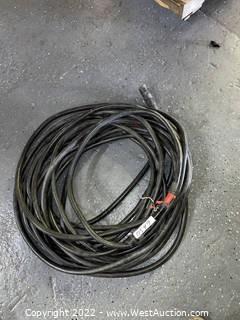 Generator Cam-Lok Cable 100' 4/0 High 2000V Extension Cable 