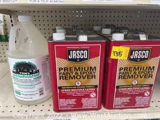 (6 Count) Jasco Semi-Paste Premium Paint And Epoxy Remover, 1 Gallon And (1) Gallon TSW3 Mason-Master Heavy Duty Remover