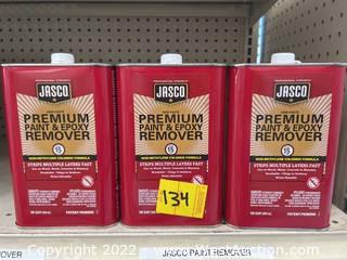 (3 Count) Jasco Semi-Paste Premium Paint And Epoxy Remover, 1 Quart