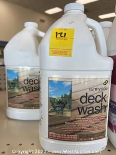 (2 Count) Sunnyside Deck Wash Solution, 1 Gallon