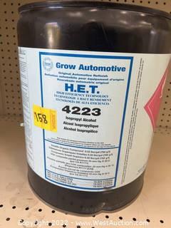 (1 Count) Grow Automotive H.E.T. Refinish 4223 Isopropyl Alcohol, 5 Gallon 