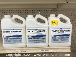 (3 Count) Crown Paint Thinner Substitute, 1 Gallon 