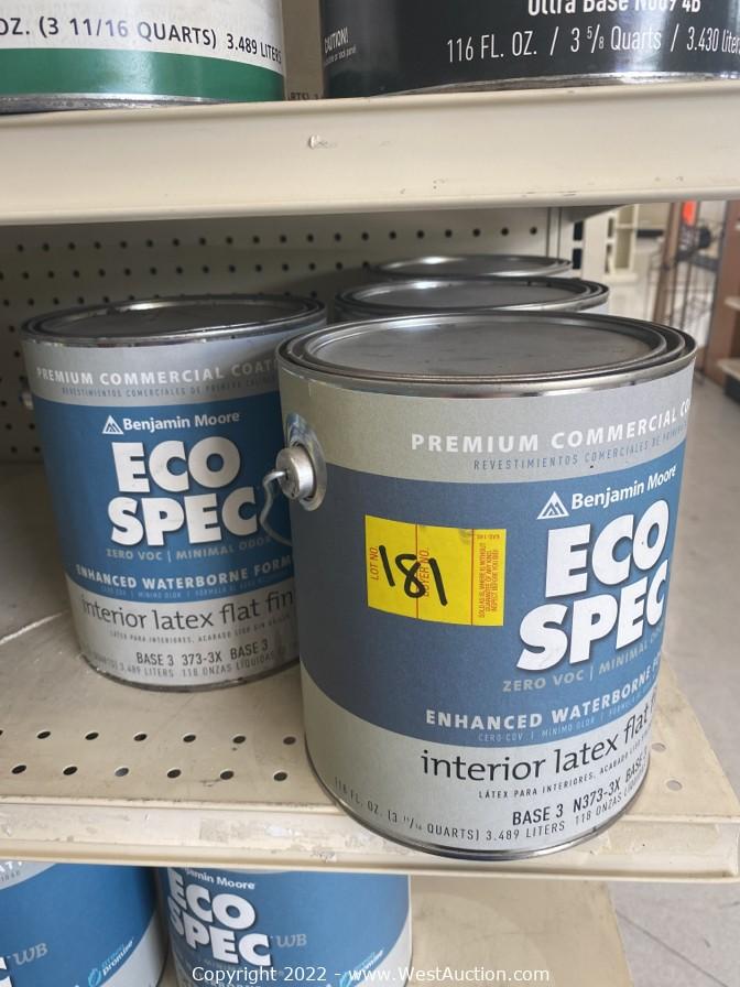 West Auctions Auction Complete Liquidation of Hawley's Paint Store