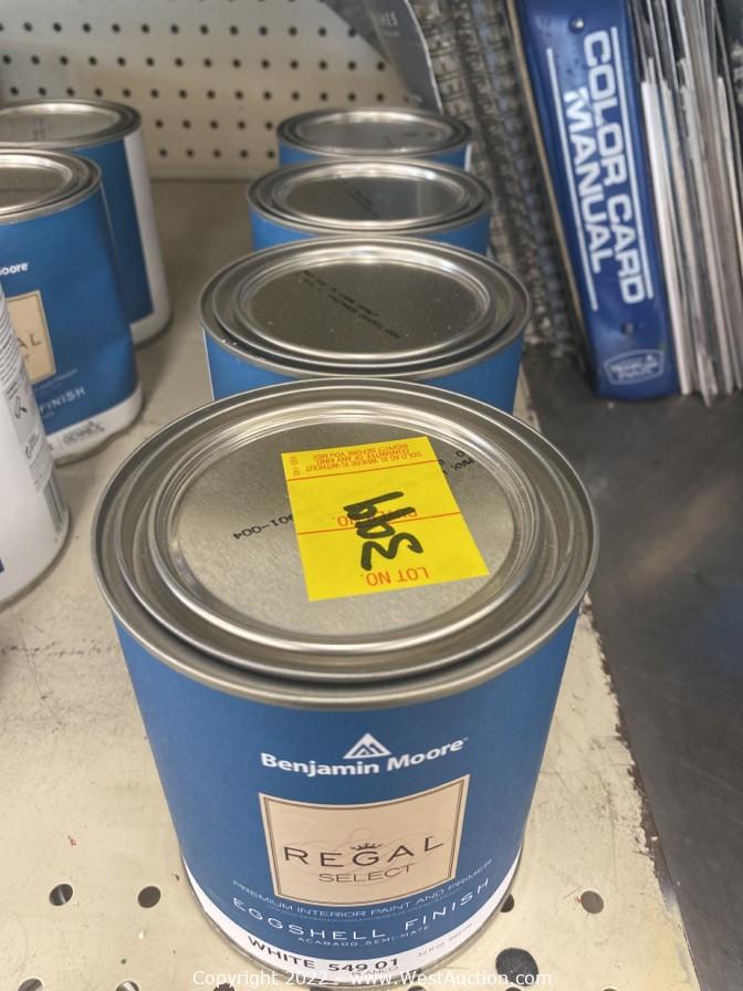 West Auctions Auction Complete Liquidation of Hawley's Paint Store