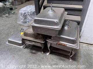(3) Chafing Dishes