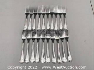 (5) Sets Of (20) Silverware Forks 