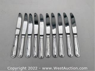 (4) Sets Of (10) Silverware Table Knives 