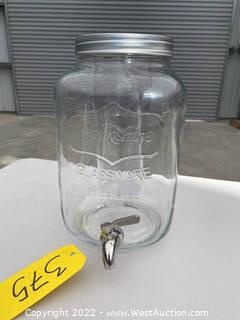 Yorkshire Glass Beverage Dispenser 
