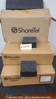 (3) Boxes of ShoreTel Road Case Foam