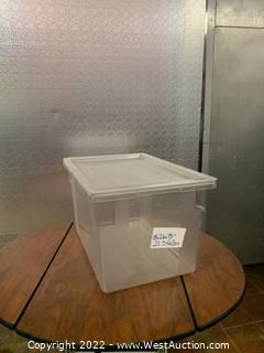 Carlisle 10624-pc Clear Food Storage Box