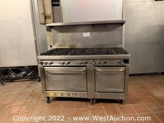 10 Burner Montague Grizzly Range With Standard Oven