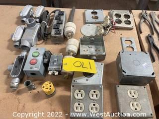 Assorted Electrical Plugs And More