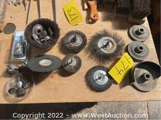 (17) Assorted Wire Brushes for Drills