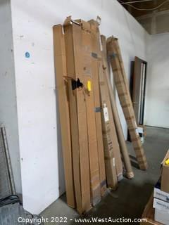 (12) Boxes Of Assorted Wood Trim