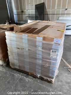 (40) Boxes Of Natural Walnut Unilin Flooring
