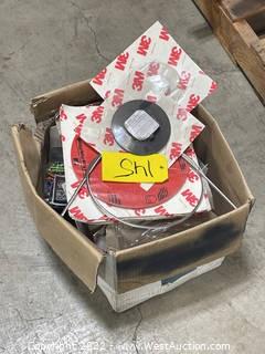 Box of 3M Disc Pads, Disc Bad Hubs And More 