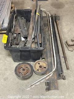 Bulk Lot: Assorted Metal And Casters