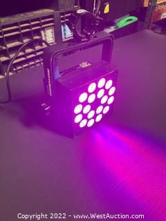 Blizzard Lighting Rokbox EXA RGBAW+UV 18x15 Watt LED Wash Par