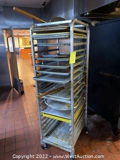 Bakers Cart With (11) Trays