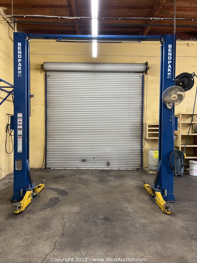 West Auctions Auction Online Auction of Car Lifts and Equipment from